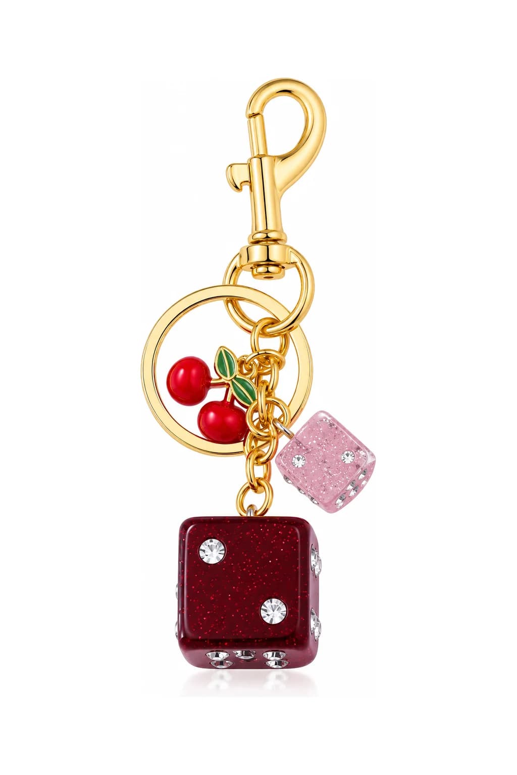 Cherry Dice keychain