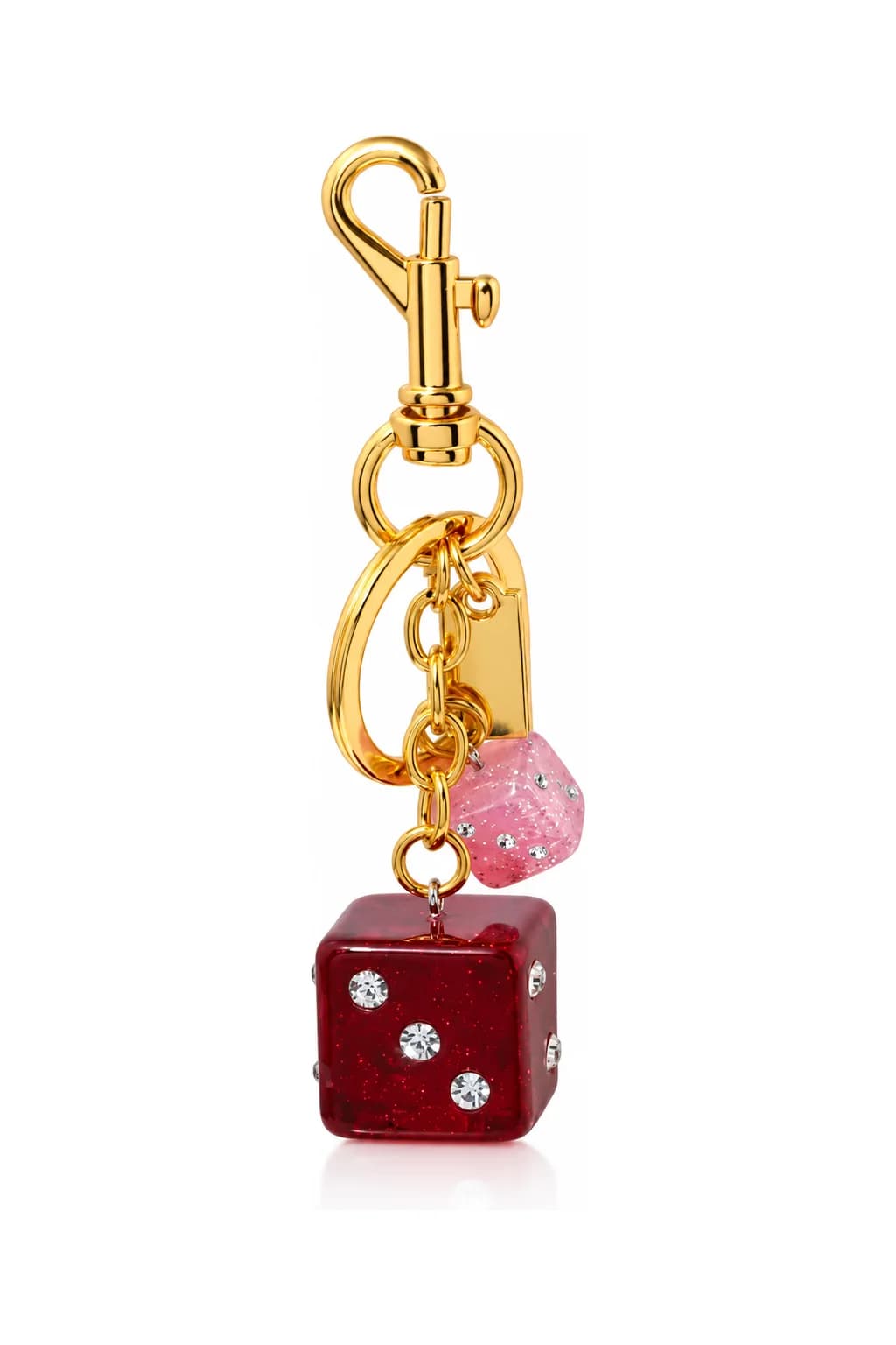 Ruby Dice keychain