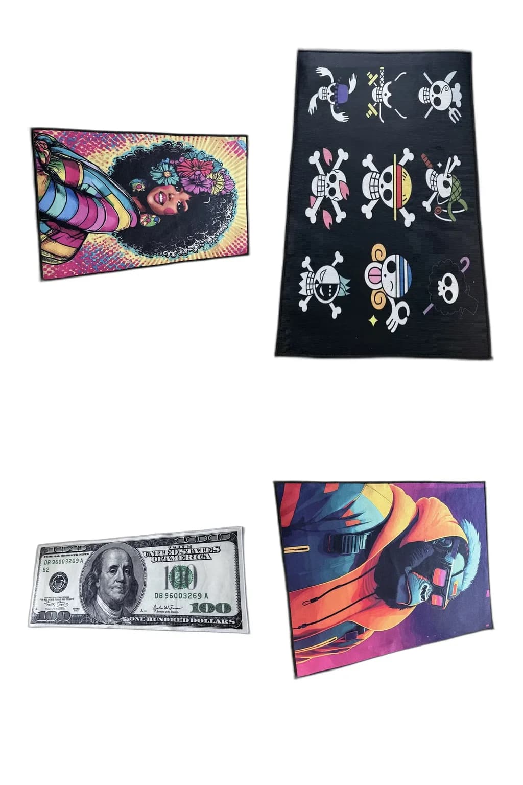 Rectangle Tiny Rugs, several designs